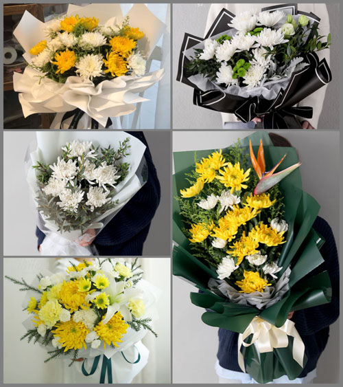 江西鹰潭余江县画桥镇白事花束代送